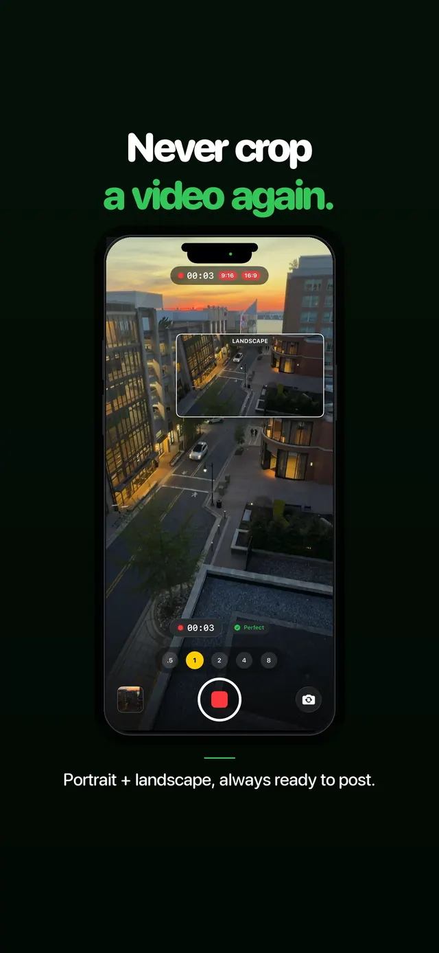 DualTake settings for creators